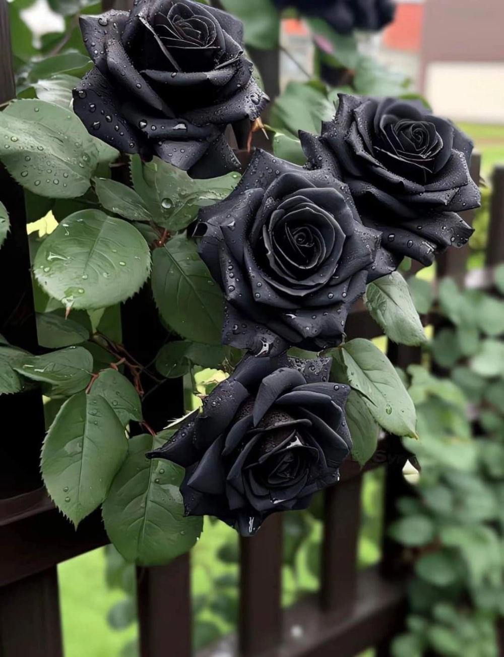 Hoa hồng đen ảnh lưu giữ vẻ đẹp cổ điển bí ẩn