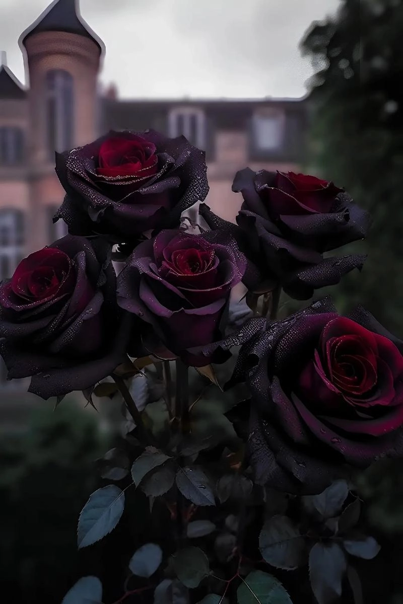 Hoa hồng đen tượng trưng cho tình yêu mạnh mẽ