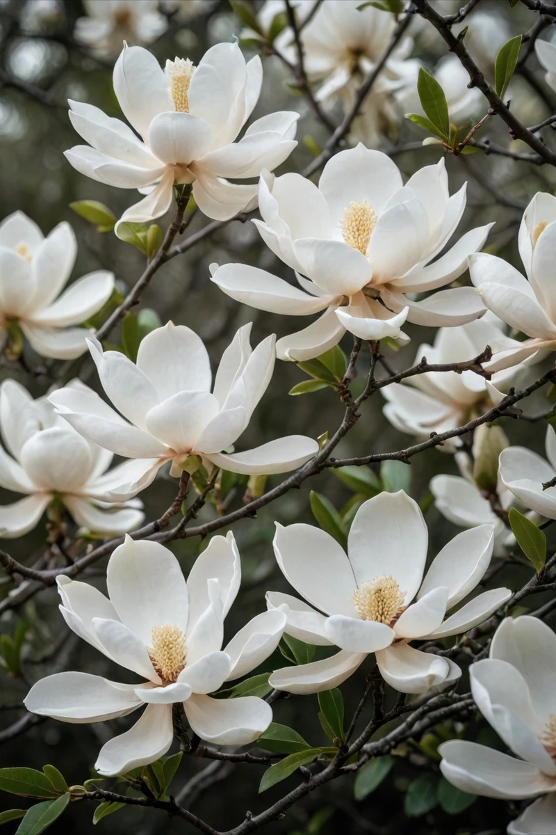 Khung hình tuyệt đẹp trong hoa mộc lan 4k