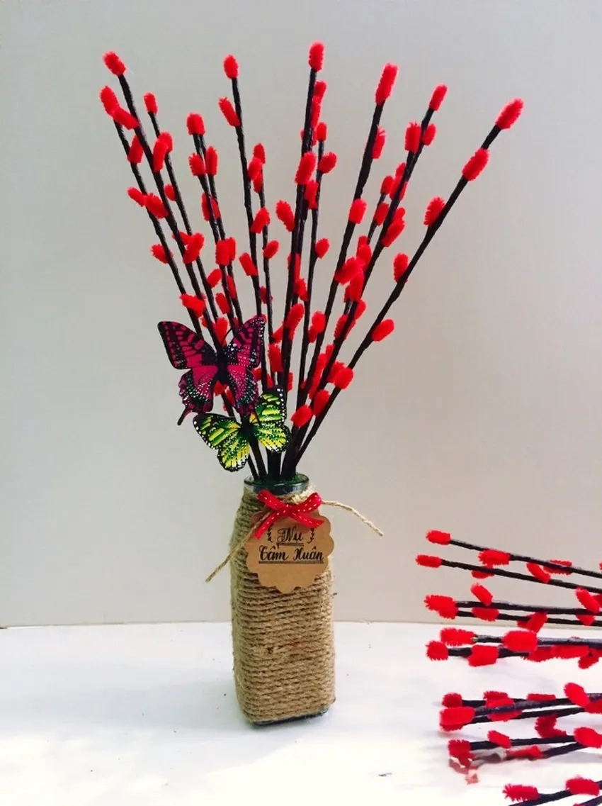 Hoa Nụ Tầm Xuân chưng tết tạo không khí ấm áp