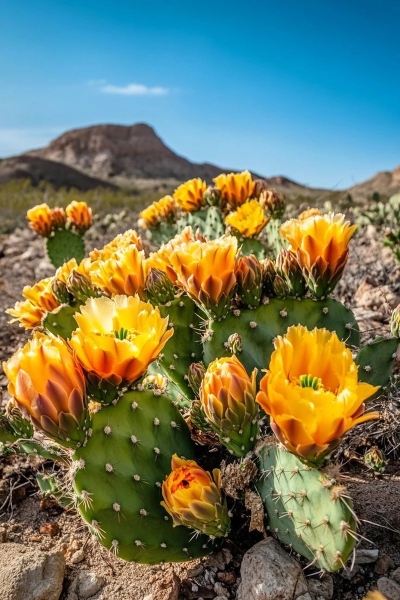 Nét đẹp sắc nét của hoa xương rồng full hd