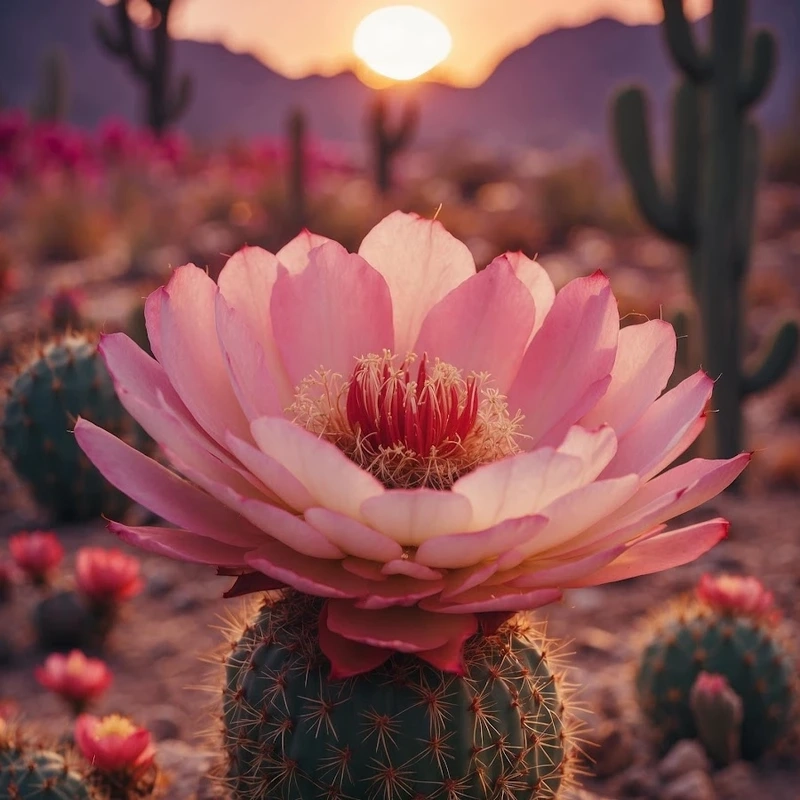 Vẻ đẹp tinh tế của hoa xương rồng đẹp nhất