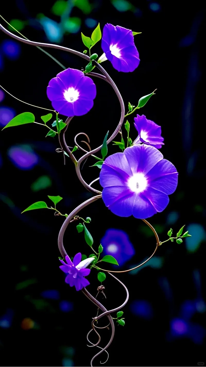 Hoa Bìm Bìm khoe sắc hoa bìm bìm dịu nhẹ